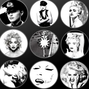 Madonna Photo Magnet Set 80's Pop Music